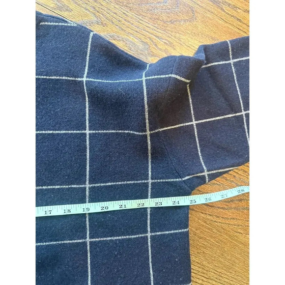 ROSSO35 Knit Virgin Wool & Cashmere 3/4 Sleeve Boxy Sweater Womens Size 44/ L - Picture 8 of 10